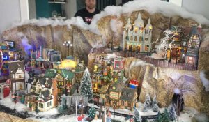 VIDÉO. Ils installent un village de Noël dans leur maison à Pruillé pour perpétuer nos rêves d’enfants