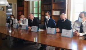 Alès : Conférence de presse au tribunal d'Alès, suite à la saisie de drogues et armes dans le quartier de Rochebelle