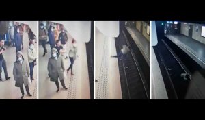 Horreur : il pousse sans raison une femme sur les rails du métro à Bruxelles !