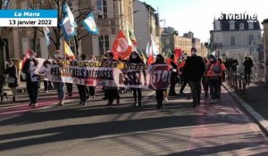 VIDÉO. Grève du 13 janvier : forte mobilisation au Mans
