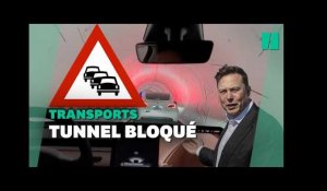 Le tunnel anti-bouchons d'Elon Musk a un embouteillage