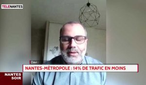 Nantes. A la une du JT du 07 janvier : la circulation en baisse et l'appel à l'aide des maires ruraux