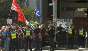 Australie: manifestations devant le centre où Djokovic est détenu
