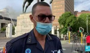 Afrique du Sud : l'incendie maîtrisé au Parlement, suspect en détention