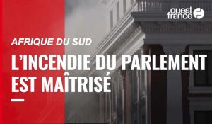 VIDÉO. En Afrique du Sud, l’incendie qui ravageait le Parlement au Cap a été maîtrisé