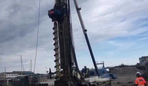 Poursuite du chantier de la salle de l'Embarcadère à Boulogne