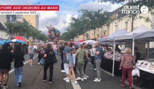 VIDÉO. Au Mans, la foire aux oignons bat son plein vendredi 2 septembre