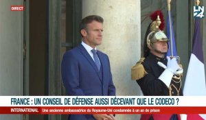 France: un Conseil de Défense aussi décevant que le Codeco ?