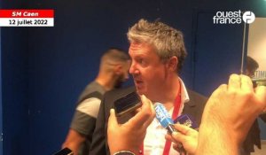 VIDEO SM Caen. Olivier Pickeu, après la défaite dans le derby : « Aidons les arbitres ! »