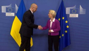 Le Premier ministre ukrainien Chmyhal rencontre Ursula von der Leyen