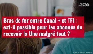 VIDÉO. Bras de fer entre Canal + et TF1 : est-il possible pour les abonnés de recevoir la Une malgré tout ? 