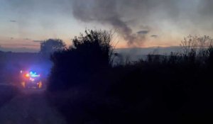 Faits divers : feu de végétation à Serques entre le Frémont et Zudausques