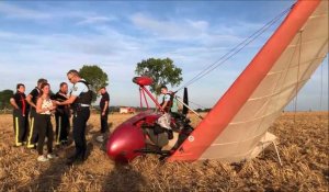 Un ULM atterrit en catastrophe dans un champ de Campagne-lès-Wardrecques