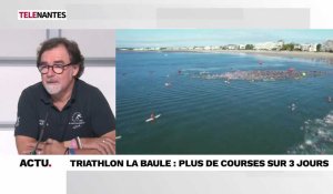 Triathlon à la La Baule : plus de courses sur 3 jours