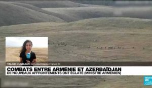 Arménie : plus de 2 000 personnes ont été déplacées depuis la reprise des combats