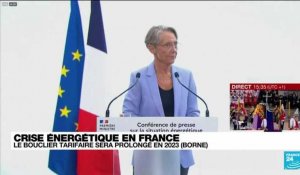 France : E. Borne annonce le maintien du bouclier tarifaire et des chèques énergie pour les plus modestes