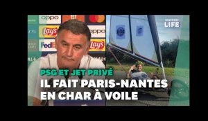 PSG : après les propos de Galtier, il fait Paris-Nantes en char à voile