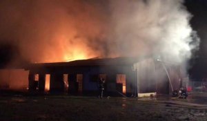 Violent incendie dans une ferme de Wallers, dans le Valenciennois ce mercredi soir
