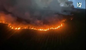 La Gironde de nouveau en proie aux flammes, 1.800 hectares brûlés