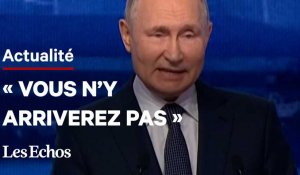 « Vous n’isolerez pas la Russie, c’est impossible », lance Vladimir Poutine 
