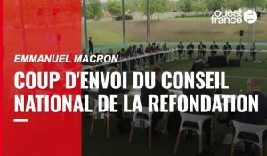 VIDÉO. Emmanuel Macron : coup d'envoi du Conseil national de la refondation à Marcoussis