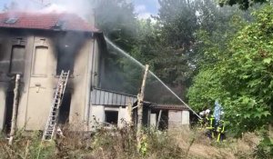 Incendie d’une maison abandonnée rue Zamenhof à Amiens