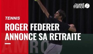 VIDÉO. La légende du tennis Roger Federer annonce la fin de sa carrière à 41 ans