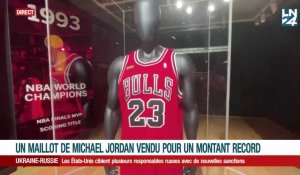 Un maillot de Michael Jordan vendu pour un montant record