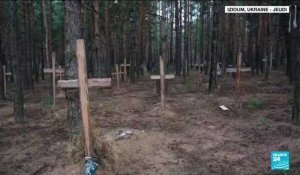 Charnier présumé en Ukraine : des centaines de tombes découvertes à Izioum