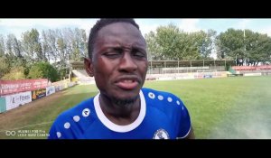 Réaction de Oumar Traoré, l'ancien joueur de Mons désormais à Rupel Boom.