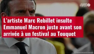 VIDÉO. L’artiste Marc Rebillet insulte Emmanuel Macron juste avant son arrivée à un festival au Touquet