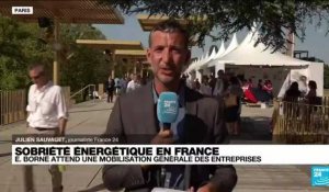 Sobriété énergétique en France : E. Borne attend une mobilisation générale des entreprises