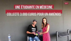 Une étudiante en médecine collecte 3.000 euros pour un Amiénois souffrant d’un cancer
