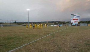 Longlier échauffement avant match