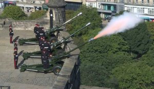 Des coups de canon tirés à Edimbourg en l'honneur du roi Charles III