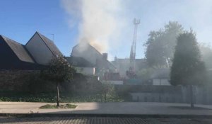 VIDÉO. À Clohars-Carnoët, un immeuble ravagé par le feu, 7 personnes prises en charge, un homme hospitalisé