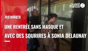 VIDEO. À Rennes, une rentrée scolaire sans masque et avec des sourires à l'école
