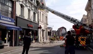 Béthune : chut de briques rue d'Arras