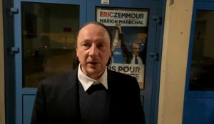 Élections présidentielles Ardennes 1er tour: réaction de Laurent Millart, soutien d'Eric Zemmour