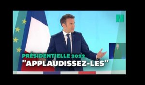 Macron fait applaudir tous ses concurrents éliminés au premier tour