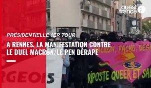 VIDÉO. Présidentielle : à Rennes, la manifestation contre les résultats du premier tour dérape