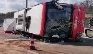 Accident mortel sur l'autoroute E19 impliquant un bus français