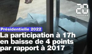 Présidentielle 2022: La participation à 17 heures en baisse de 4 points par rapport à 2017