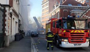 Lille : un incendie ravage une maison squattée, pas de victimes