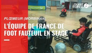 VIDÉO. L’équipe de France de foot-fauteuil est en stage au centre de rééducation et de réadaptation de Kerpape, à Plœmeur 