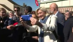 Présidentielle: Marine Le Pen en déplacement dans une commune d'Eure-et-Loir