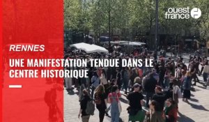 VIDÉO. Une manifestation tendue pour l'entre-deux tours dans le centre de Rennes