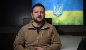 "La Russie a semé la mort en Ukraine" (Zelensky)