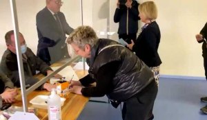 La ministre Brigitte Bourguignon a voté à Desvres