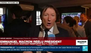 Macron réélu président : les réactions à Londres